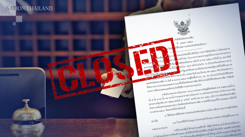 Nakhon Ratchasima orders hotels to close Nakhon Ratchasima orders hotels to close