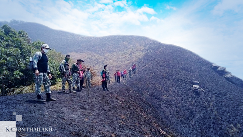 Famous Chiang Mai beauty spot ravaged by fire Famous Chiang Mai beauty spot ravaged by fire