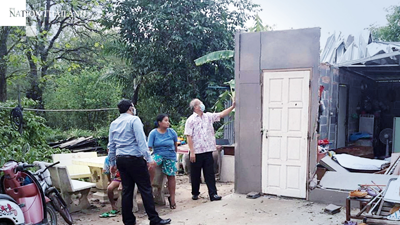 Hundreds of houses in Chonburi, Rayong damaged by storm Hundreds of houses in Chonburi, Rayong damaged by storm