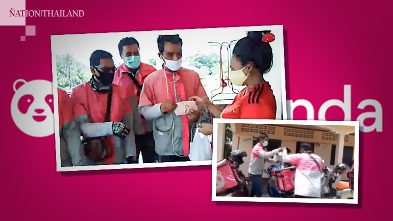 Foodpanda Krabi rides in to help woman in distress Foodpanda Krabi rides in to help woman in distress