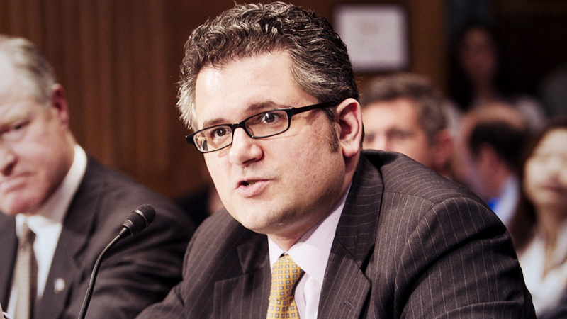 Federal Housing Finance Agency Director Mark Calabria, who regulates mortgage giants Fannie Mae and Freddie Mac, is a devoted small-government Republican with long-held opinions that Washington shouldn't bail out every stumbling company or industry. MUST CREDIT: Bloomberg photo by Andrew Harrer