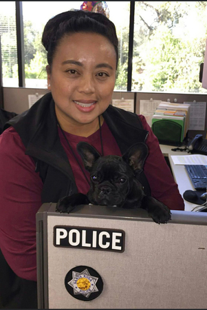 Santa Rosa Detective Marylou Armer, 43, died on March 31 from complications of covid-19, the disease caused by the coronavirus. She was the first police officer in California to die of the virus. (MUST CREDIT: Handout photo by Mari Lau)
