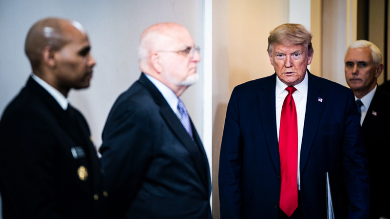 Trump says U.S. is opening for business but many states are holding firm Trump says U.S. is opening for business but many states are holding firm