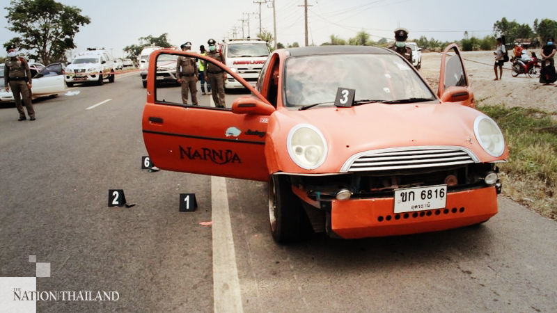Sakon Nakhon man shot dead after car chase, gun fight with police Sakon Nakhon man shot dead after car chase, gun fight with police