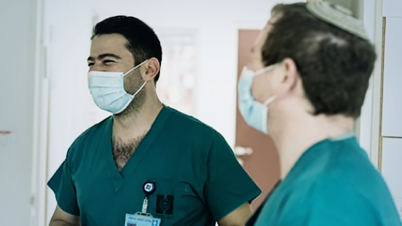 Arab doctor and an ultra-Orthodox Jew find common ground in a covid ward Arab doctor and an ultra-Orthodox Jew find common ground in a covid ward