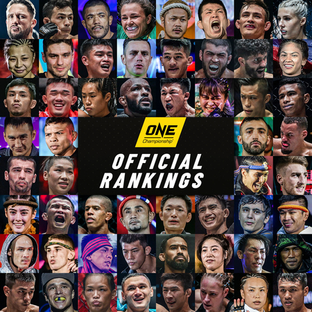 ONE Championship unveils first official rankings ONE Championship unveils first official rankings