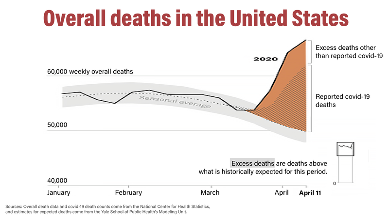 Excess U.S. deaths hit estimated 37,100 in pandemic's early days, far more than previously known Excess U.S. deaths hit estimated 37,100 in pandemic's early days, far more than previously known