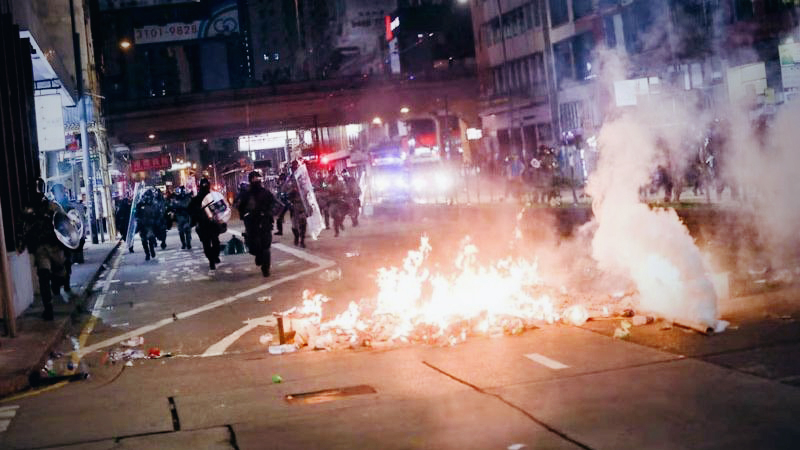 Liaison office blasts radical resurgence in Hong Kong Liaison office blasts radical resurgence in Hong Kong