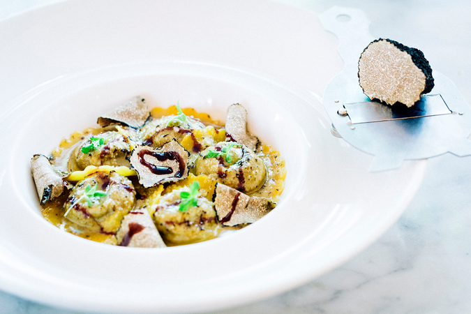 Biscotti's Ossobuco Ravioli Black Truffle