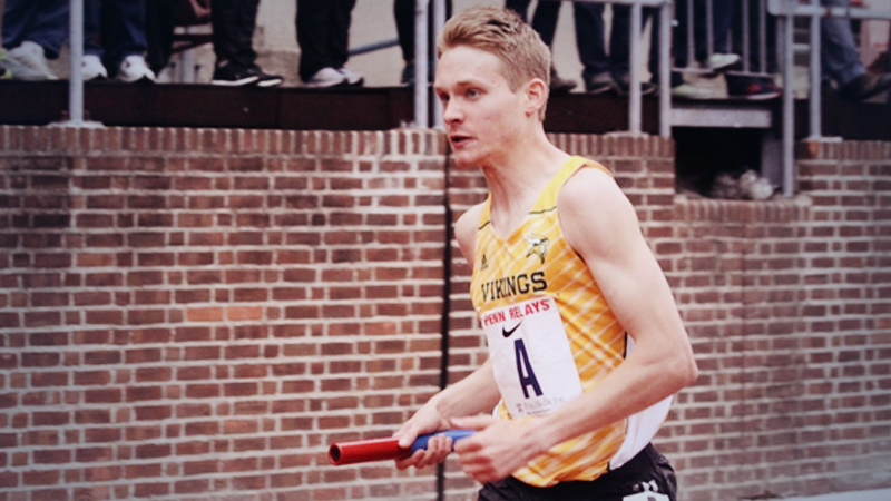 Olympic hopeful Drew Hunter is used to training alone. Running for others is something new. Olympic hopeful Drew Hunter is used to training alone. Running for others is something new.