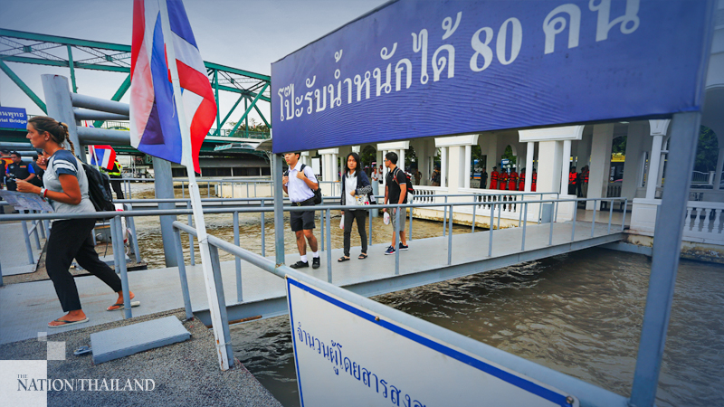 Facelift for Chao Phraya piers before restrictions fully lifted Facelift for Chao Phraya piers before restrictions fully lifted