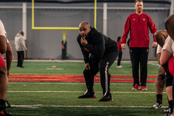 Maryland strength coach Ryan Davis. MUST CREDIT: Maryland athletics