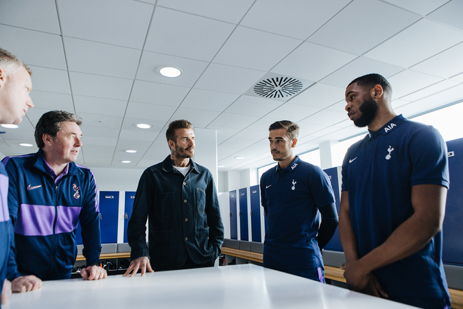 Aia Ambassador Beckham And Tottenham Hotspur Promote Healthier Longer Better Lives