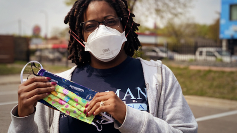 In Minneapolis, a mask giveaway to protect African Americans from coronavirus In Minneapolis, a mask giveaway to protect African Americans from coronavirus