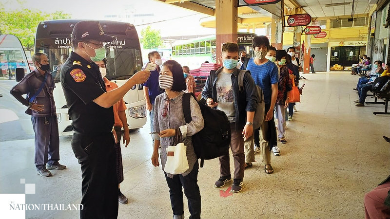 Covid-19 precautions in place as Chiang Mai bus terminals ready to resume services Covid-19 precautions in place as Chiang Mai bus terminals ready to resume services