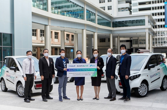 Chula medics granted free fleet of EV cars for 3 months Chula medics granted free fleet of EV cars for 3 months