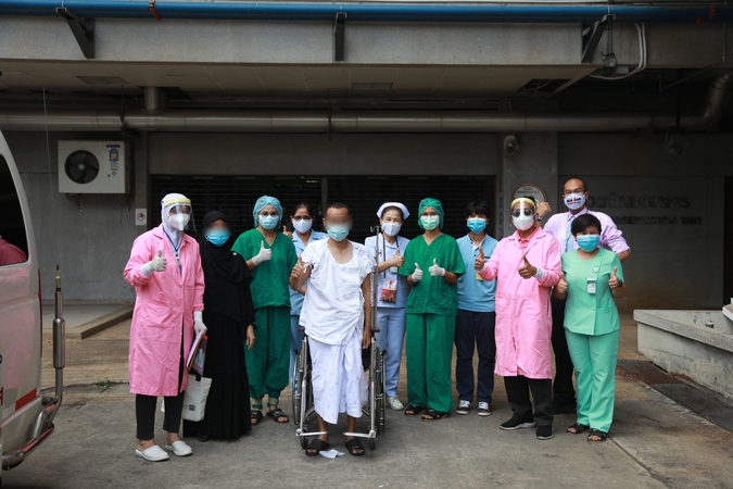 Songkhla hospital discharges last remaining Covid-19 patient Songkhla hospital discharges last remaining Covid-19 patient