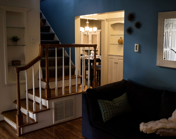 A potential home buyer is reflected in a mirror during an open house in Columbus, Ohio, on Dec. 3, 2017. MUST CREDIT: Bloomberg photo by Ty Wright.
