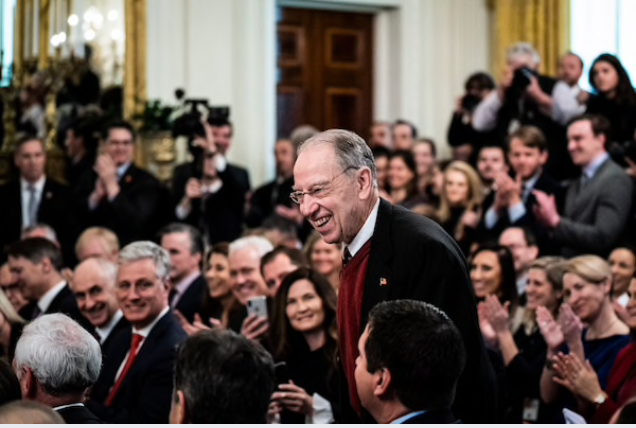 Grassley's challenge to self-appointed role as defender of inspectors general: Trump Grassley's challenge to self-appointed role as defender of inspectors general: Trump