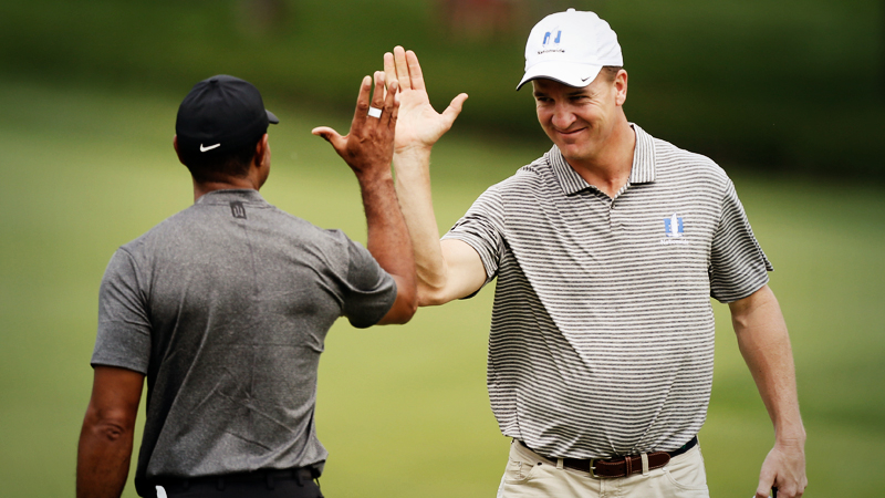 Tiger Woods, Peyton Manning edge Phil Mickelson, Tom Brady in The Match II Tiger Woods, Peyton Manning edge Phil Mickelson, Tom Brady in The Match II