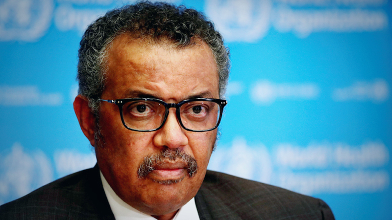 WHO Director-General Tedros Adhanom Ghebreyesus. [Photo/Agencies] 