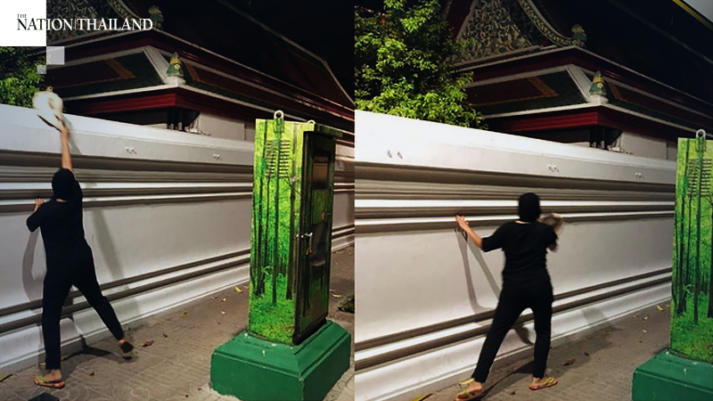 Woman fined for throwing five cats over wall into Wat Pho Woman fined for throwing five cats over wall into Wat Pho