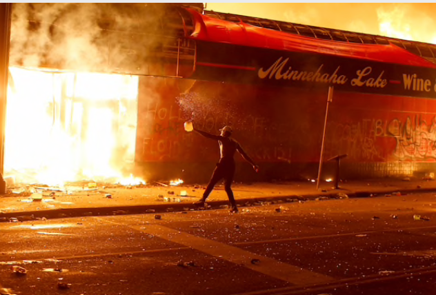 Fires rage in Minneapolis; Trump calls protesters 'THUGS,' suggests looting will lead to 'shooting' Fires rage in Minneapolis; Trump calls protesters 'THUGS,' suggests looting will lead to 'shooting'