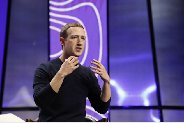 Mark Zuckerberg, chief executive officer and founder of Facebook Inc., speaks during the Silicon Slopes Tech Summit in Salt Lake City, on Jan. 31, 2020. MUST CREDIT: Bloomberg photo by George Frey.