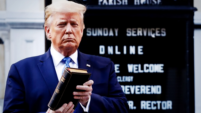 Bishop criticizes Trump's church visit: 'Everything he has said and done is to inflame violence' Bishop criticizes Trump's church visit: 'Everything he has said and done is to inflame violence'