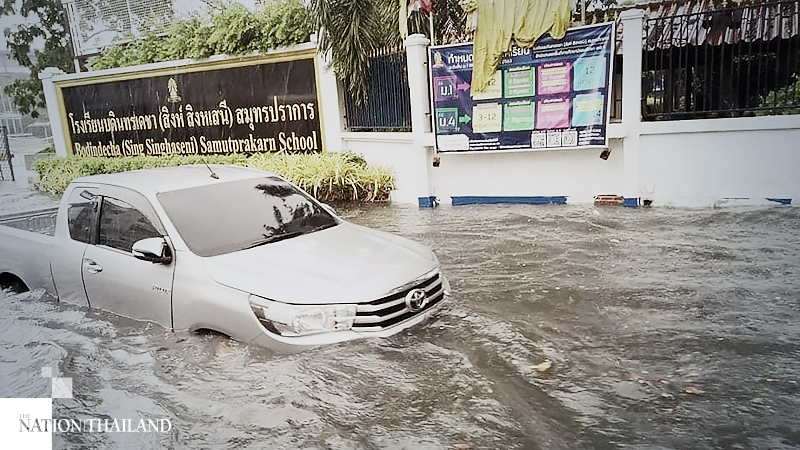 Bangkok set for heavy rain today, Samut Prakan flooded Bangkok set for heavy rain today, Samut Prakan flooded