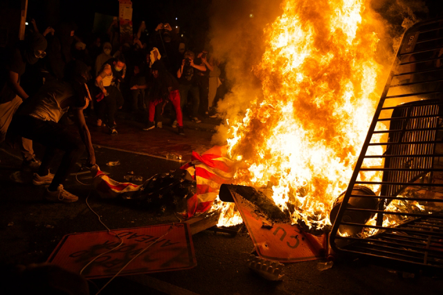 Curfews follow days of looting and demonstrations Curfews follow days of looting and demonstrations