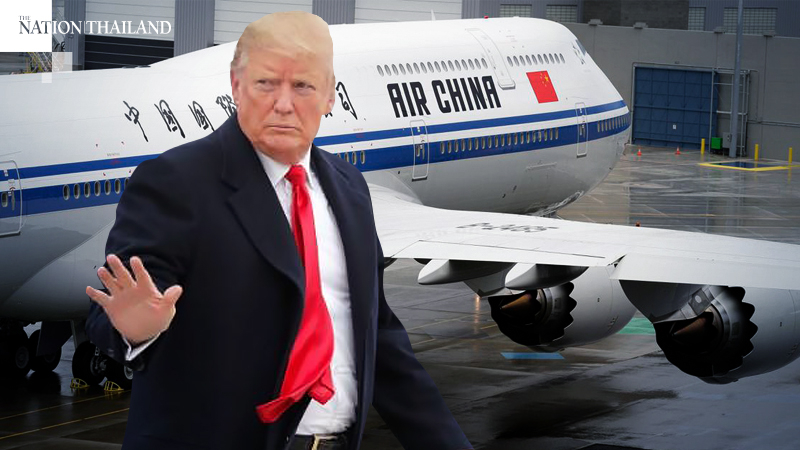 Trump administration bans flights by Chinese airlines Trump administration bans flights by Chinese airlines
