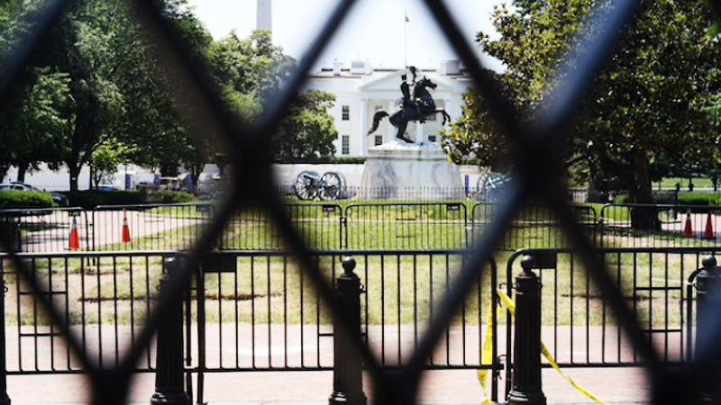 Heavily fortified White House is at odds with its long history as the people's house Heavily fortified White House is at odds with its long history as the people's house