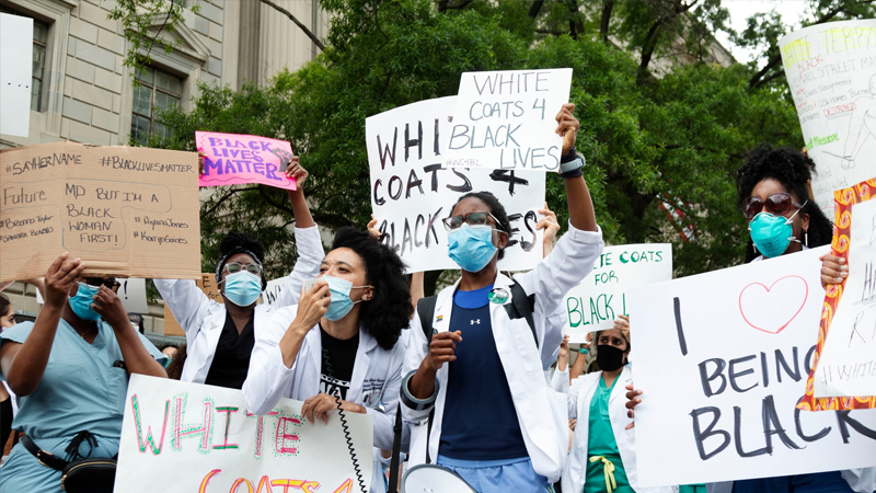 Protesters risk infection to 'do whatever it takes' Protesters risk infection to 'do whatever it takes'