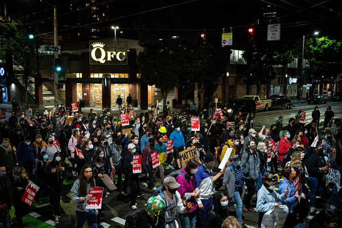 Activists take over a Seattle neighborhood, banishing the police Activists take over a Seattle neighborhood, banishing the police