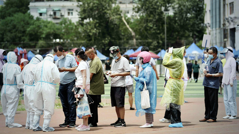Beijing conducts mass testing Beijing conducts mass testing