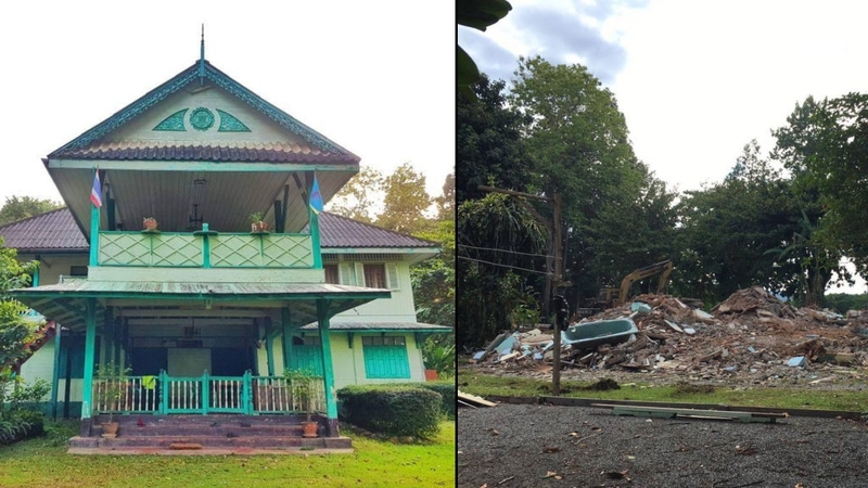 Phrae residents cry foul as iconic building razed to ground Phrae residents cry foul as iconic building razed to ground