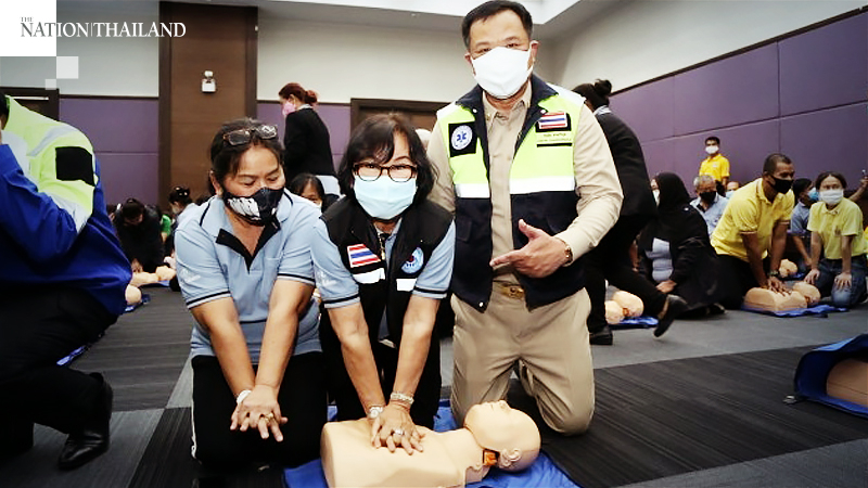 Thailand to train 10 million people in CPR over next 3 years Thailand to train 10 million people in CPR over next 3 years