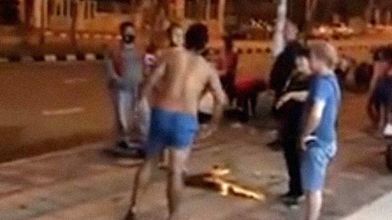 Drunk driver claims to be military officer after ploughing into passersby Drunk driver claims to be military officer after ploughing into passersby