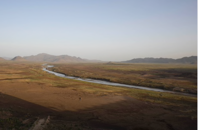 The Blue Nile river flows from the highland in the Benishangul-Gumuz Region of Ethiopia, on May 21, 2019. MUST CREDIT: Bloomberg photo by Zacharias Abubeker.
