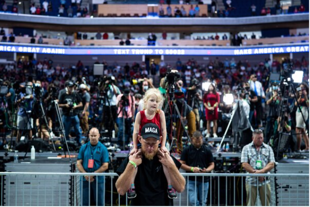 Trump rallygoers explain Black Lives Matter protests to their children Trump rallygoers explain Black Lives Matter protests to their children