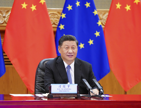 Xi conveys to EU message of partnership Xi conveys to EU message of partnership