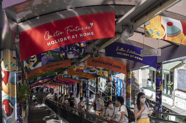 Hong Kong economy gets boost from staycations, dining deals Hong Kong economy gets boost from staycations, dining deals
