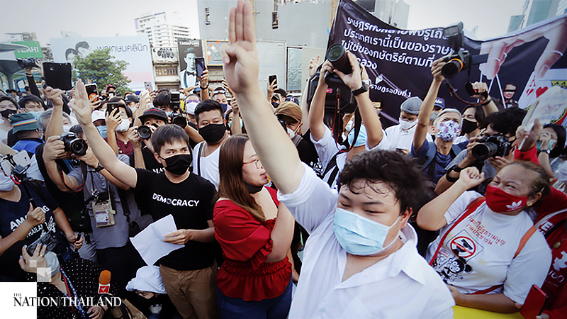 Young activists remind Thais that the country really belongs to them Young activists remind Thais that the country really belongs to them