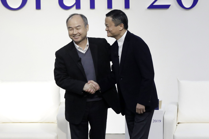SoftBank's Masayoshi Son and Alibaba's Jack Ma part ways SoftBank's Masayoshi Son and Alibaba's Jack Ma part ways