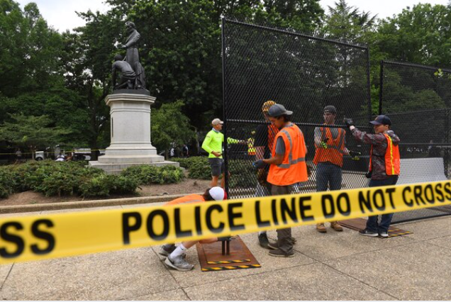 Protesters denounce Abraham Lincoln statue in D.C., urge removal of Emancipation Memorial Protesters denounce Abraham Lincoln statue in D.C., urge removal of Emancipation Memorial