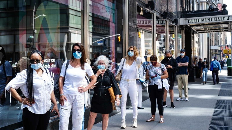 Bloomingdale's greets NYC with a little Sinatra, a lot of sanitizer Bloomingdale's greets NYC with a little Sinatra, a lot of sanitizer