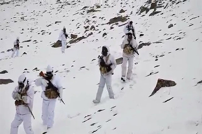 Indian military amasses more men, material at border with China Indian military amasses more men, material at border with China