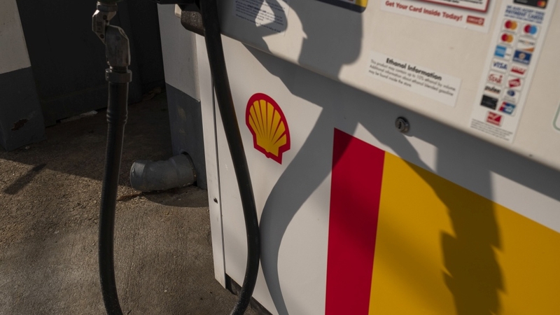 The Royal Dutch Shell logo is seen on a fuel pump at a gas station in Crestwood, Kentucky, on April 27, 2020. MUST CREDIT: Bloomberg photo by Stacie Scott
Location: Crestwood, United States