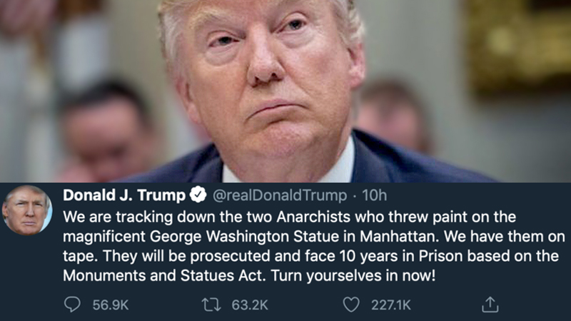 Trump's Twitter feed reads like a local crime blotter as he stokes a culture war Trump's Twitter feed reads like a local crime blotter as he stokes a culture war